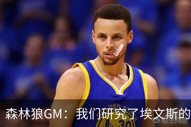 森林狼GM：我们研究了埃文斯的每次三分投篮 相信其技术能对接NBA